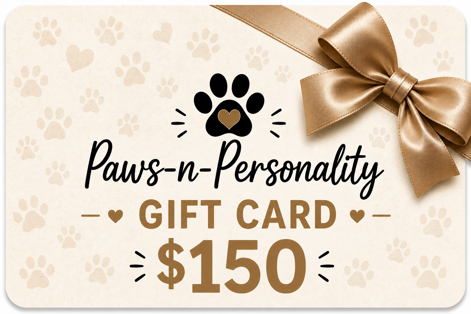 Paws-n-Personality Gift Card