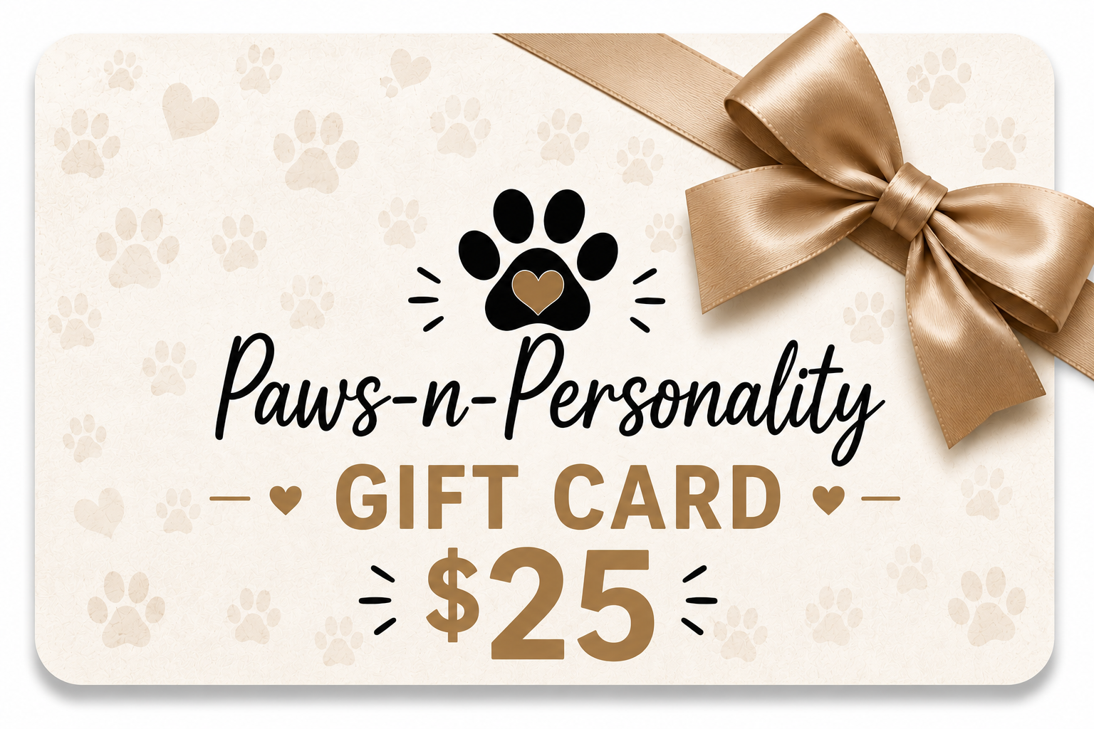 Paws-n-Personality Gift Card