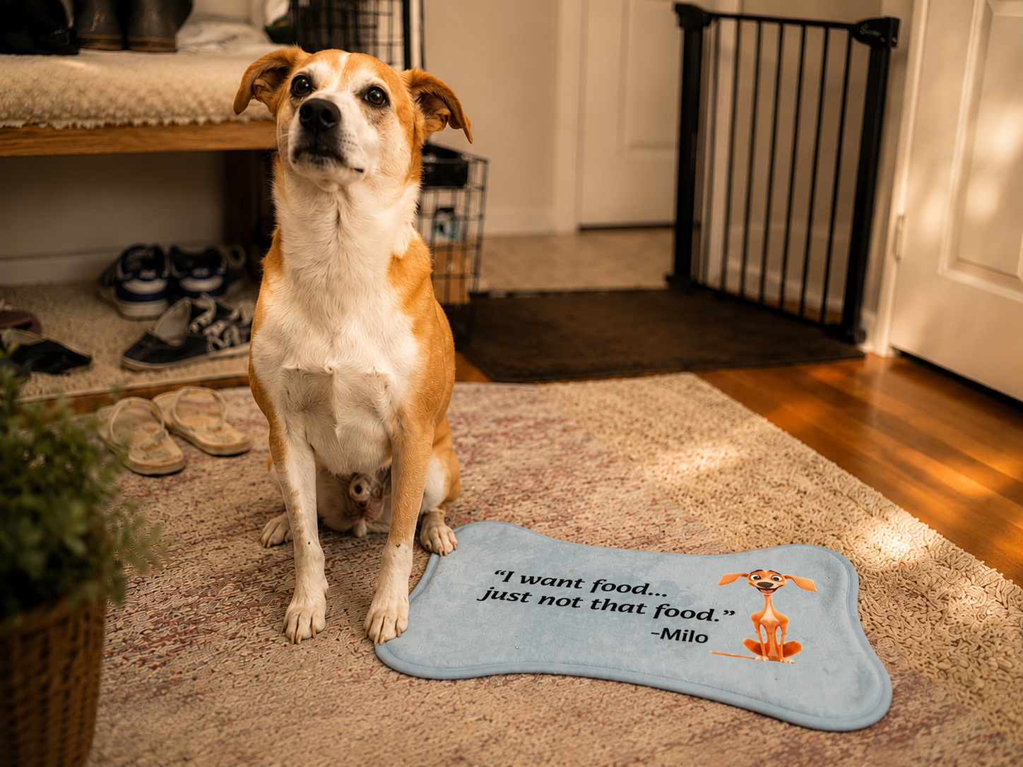 Personalized Feeding Mat - Dog