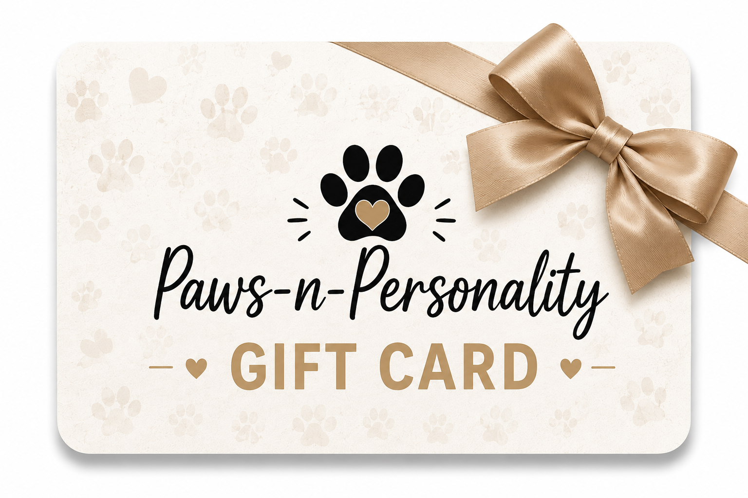 Paws-n-Personality Gift Card